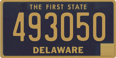 DE license plate 493050