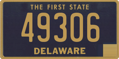 DE license plate 49306