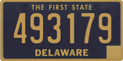 DE license plate 493179