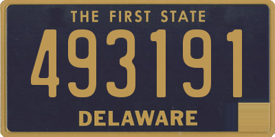 DE license plate 493191