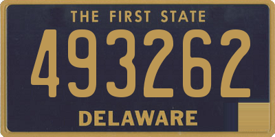 DE license plate 493262