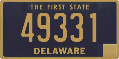 DE license plate 49331