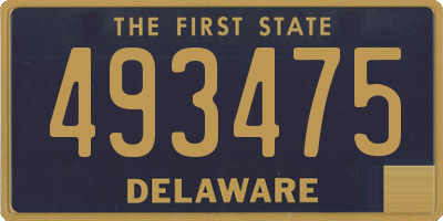 DE license plate 493475