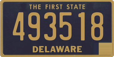 DE license plate 493518