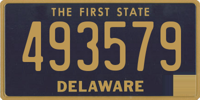 DE license plate 493579