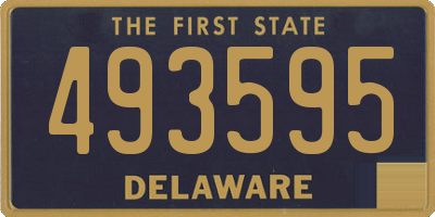 DE license plate 493595