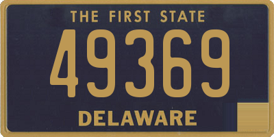 DE license plate 49369
