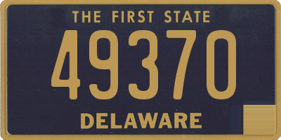 DE license plate 49370