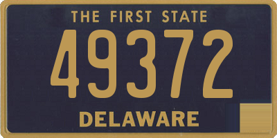 DE license plate 49372