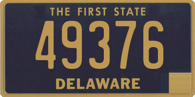 DE license plate 49376