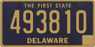 DE license plate 493810