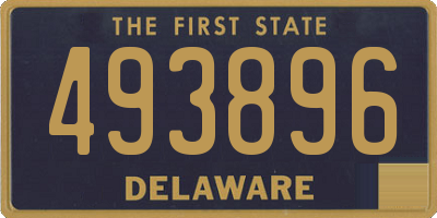DE license plate 493896