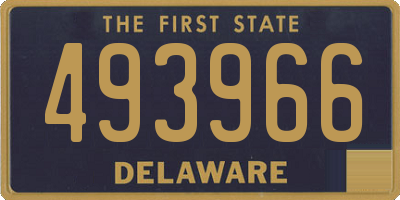 DE license plate 493966