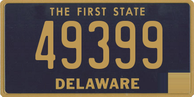 DE license plate 49399