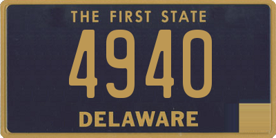 DE license plate 4940