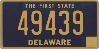 DE license plate 49439