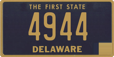 DE license plate 4944