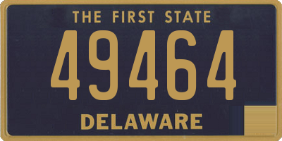 DE license plate 49464