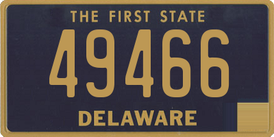DE license plate 49466