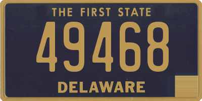 DE license plate 49468