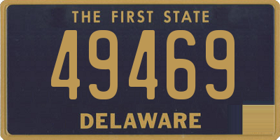 DE license plate 49469