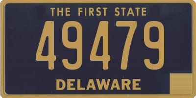 DE license plate 49479