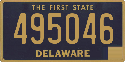 DE license plate 495046
