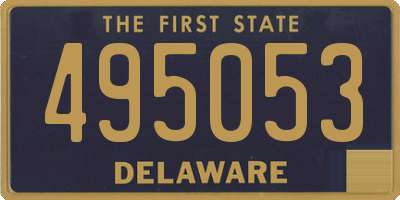 DE license plate 495053