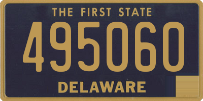 DE license plate 495060