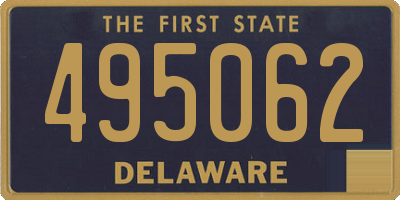 DE license plate 495062