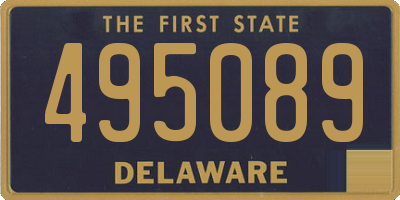 DE license plate 495089