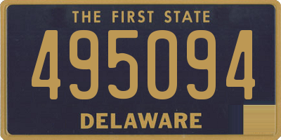 DE license plate 495094