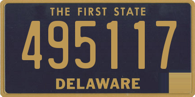DE license plate 495117