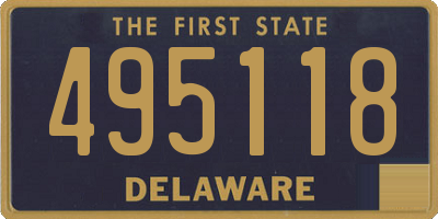 DE license plate 495118