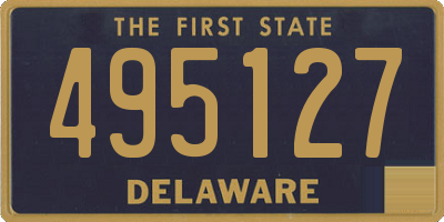 DE license plate 495127