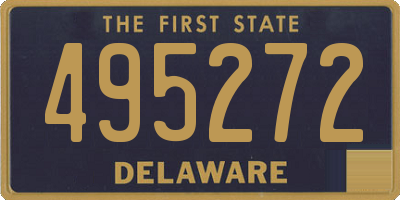 DE license plate 495272