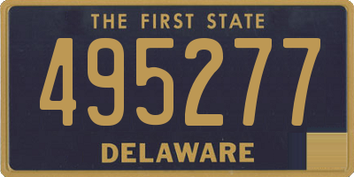 DE license plate 495277