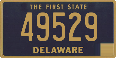 DE license plate 49529