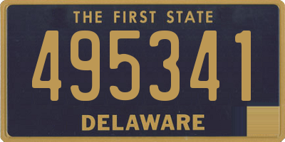 DE license plate 495341