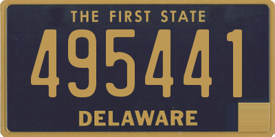 DE license plate 495441