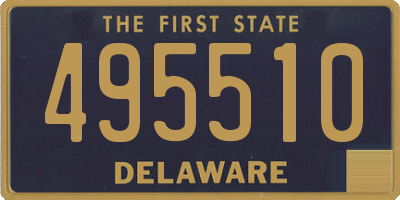 DE license plate 495510
