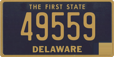 DE license plate 49559