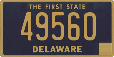 DE license plate 49560