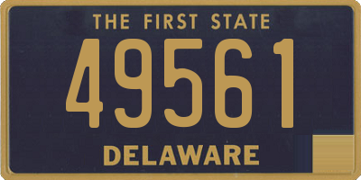 DE license plate 49561