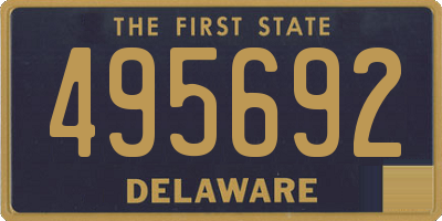 DE license plate 495692