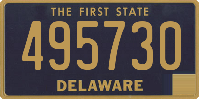 DE license plate 495730