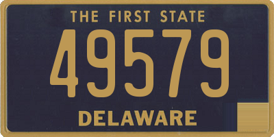 DE license plate 49579
