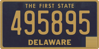 DE license plate 495895