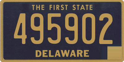 DE license plate 495902