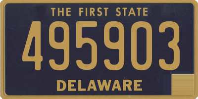 DE license plate 495903